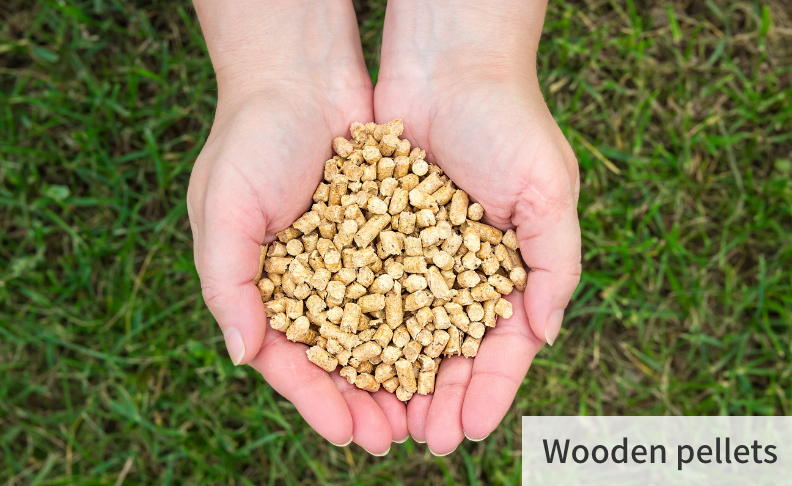 Wooden pellets