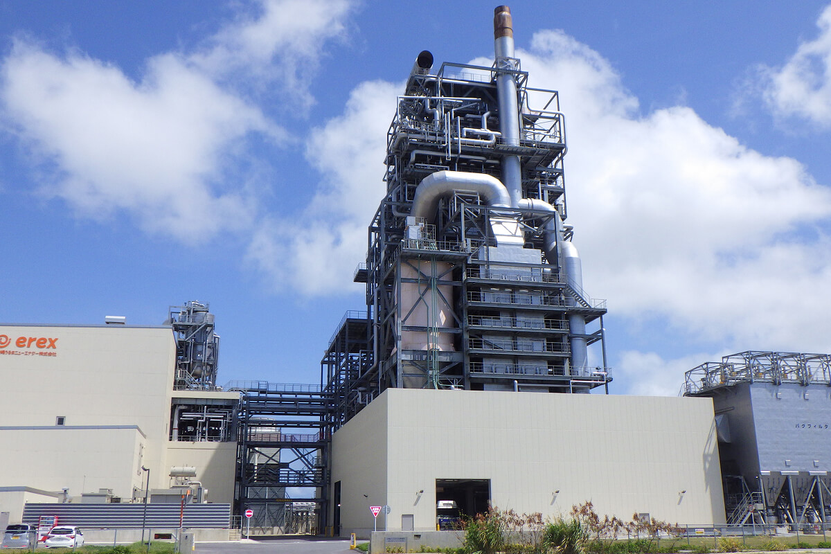中城バイオマス発電所画像
