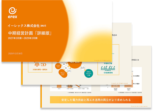 中期経営計画説明資料 画像